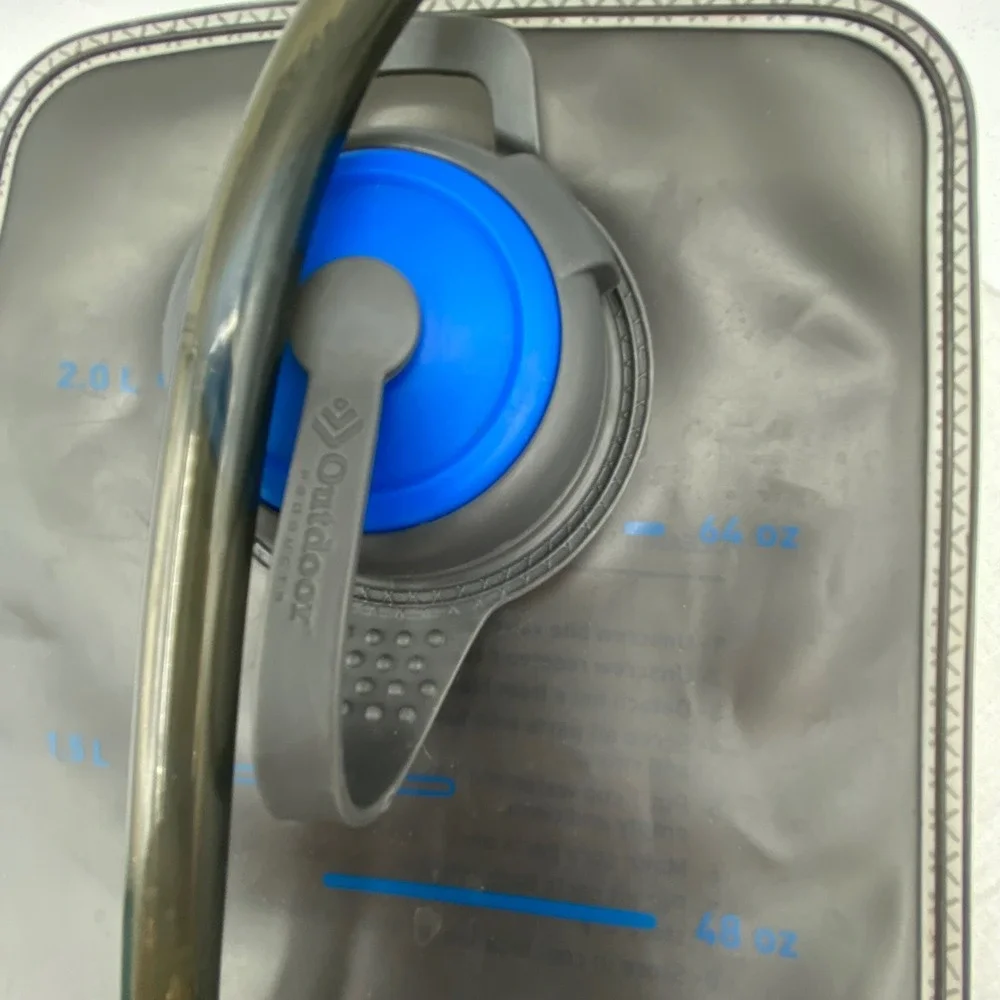 Outdoor Products 2L Hydration Bladder Reservoir Last Drop System Smoke Blue